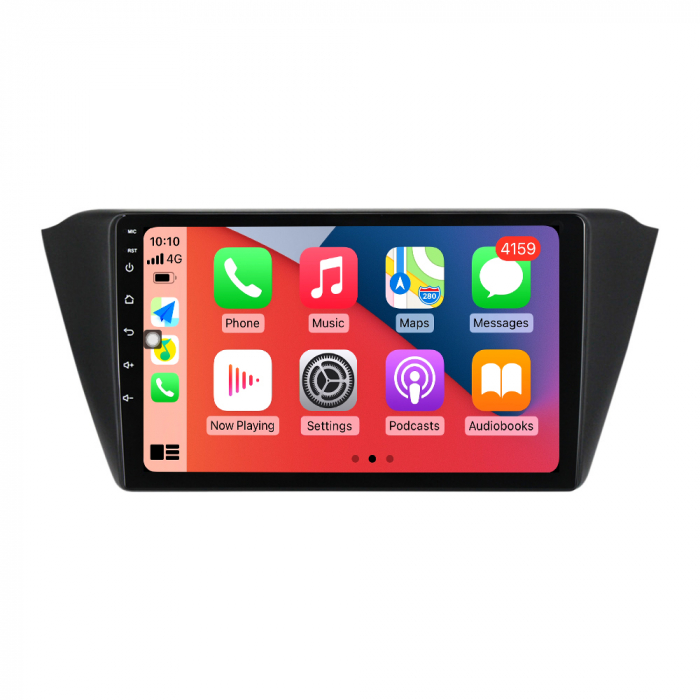 Navigatie dedicata Skoda Fabia 2015, 4GB RAM 64GB ROM, Octacore, Android 13, Display QLED 9", DSP, Carplay, Android Auto, Internet, Youtube, Waze, WIFI, Bluetooth [3]