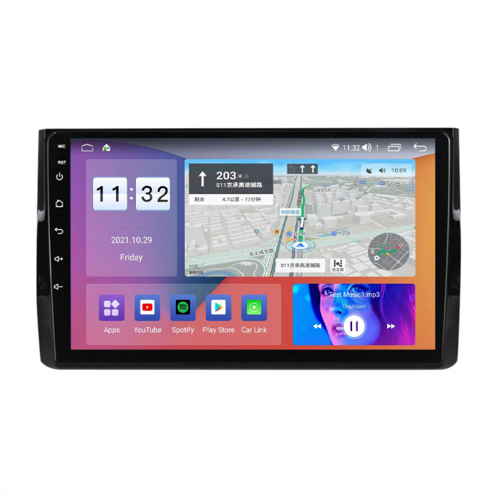 Navigatie dedicata Skoda Kodiaq 2016-2018, 4GB RAM 64GB ROM, Octacore, Android 13, Display QLED 9", DSP, Carplay, Android Auto, Internet, Youtube, Waze, WIFI, Bluetooth [2]