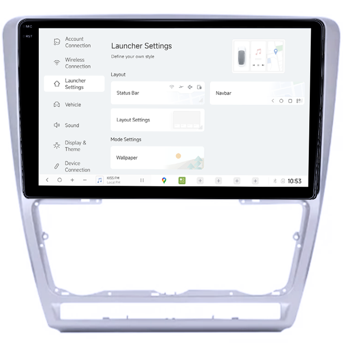 Navigatie dedicata Skoda Octavia 2004-2013, DUDU3, 4GB RAM 64GB ROM, Octacore, Platforma 8581, Android, Display QLED 9", DSP, Carplay&AndroidAuto [5]