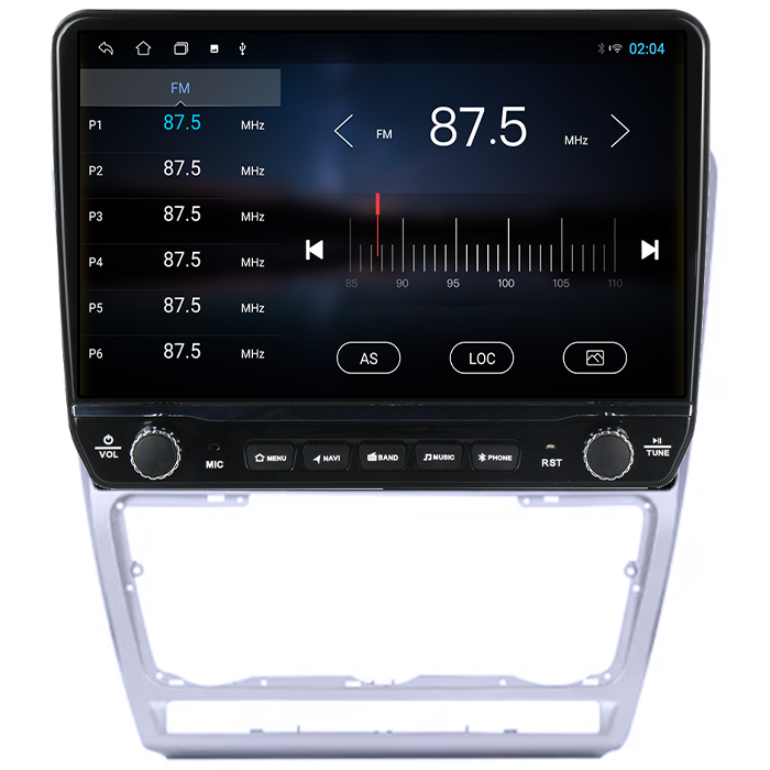 Navigatie dedicata Skoda Octavia 2 2004-2013 Gray Tesla cu butoane rotative model 2024, 4GB RAM 64GB ROM, Procesor Quadcore, Android 14, Display QLED 10", DSP, Carplay&Android Auto [3]