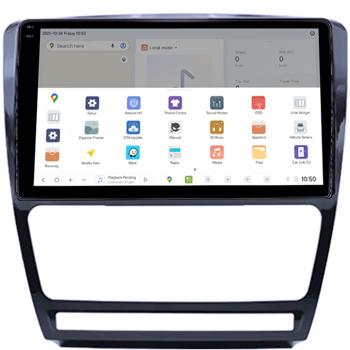 Navigatie dedicata Skoda Octavia 2008-2013, DUDU3, 4GB RAM 64GB ROM, Octacore, Platforma 8581, Android, Display QLED 9", DSP, Carplay&AndroidAuto [3]