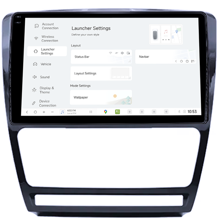 Navigatie dedicata Skoda Octavia 2008-2013, DUDU3, 4GB RAM 64GB ROM, Octacore, Platforma 8581, Android, Display QLED 9", DSP, Carplay&AndroidAuto [5]