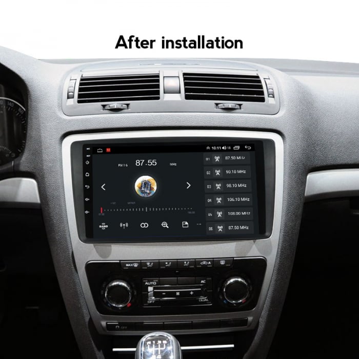 Navigatie dedicata Skoda Octavia 2008-2013, 4 GB RAM 32 ROM, Android 13, Display QLED, 9", DSP, Carplay, Android Auto, Internet, Youtube , Waze , WI-FI , USB , Bluetooth [6]