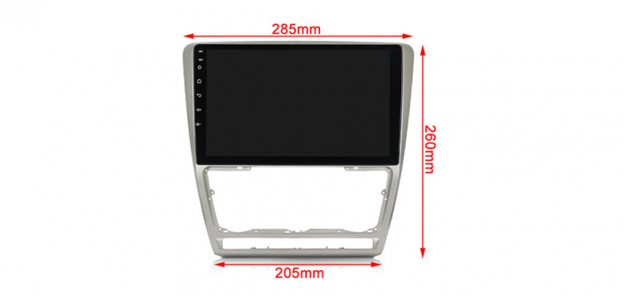 Navigatie dedicata Skoda Octavia 2008-2013, 4GB RAM 64GB ROM, Octacore, Android 13, Display QLED 10", DSP, Carplay, Android Auto, Internet, Youtube, Waze, WIFI, Bluetooth [9]
