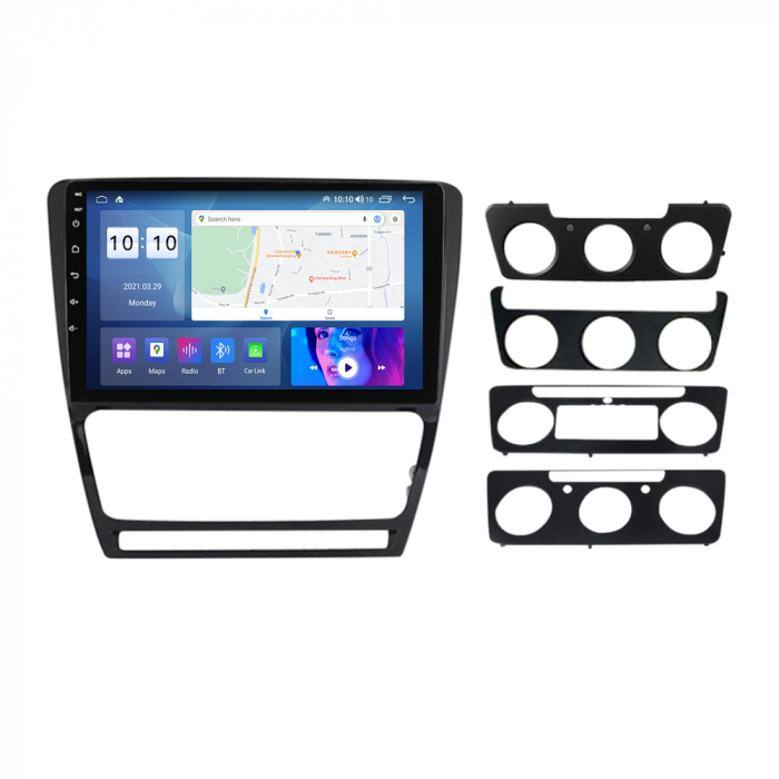 Navigatie dedicata Skoda Octavia 2008-2013, 4GB RAM 64GB ROM, Octacore, Android 13, Display QLED 10", DSP, Carplay, Android Auto, Internet, Youtube, Waze, WIFI, Bluetooth [4]