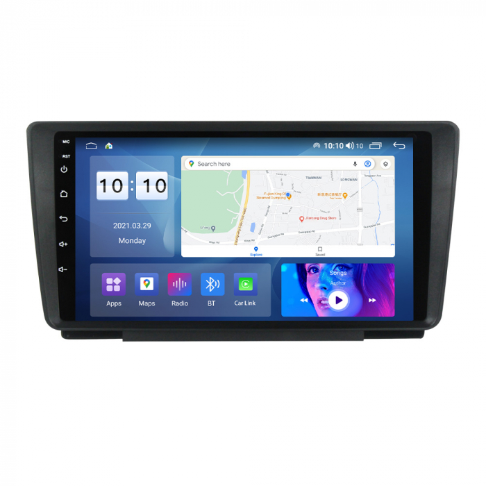 Navigatie dedicata Skoda Octavia 2008-2013, 4GB RAM 64GB ROM, Octacore, Android 13, Display QLED 9", DSP, Carplay, Android Auto, Internet, Youtube, Waze, WIFI, Bluetooth [4]