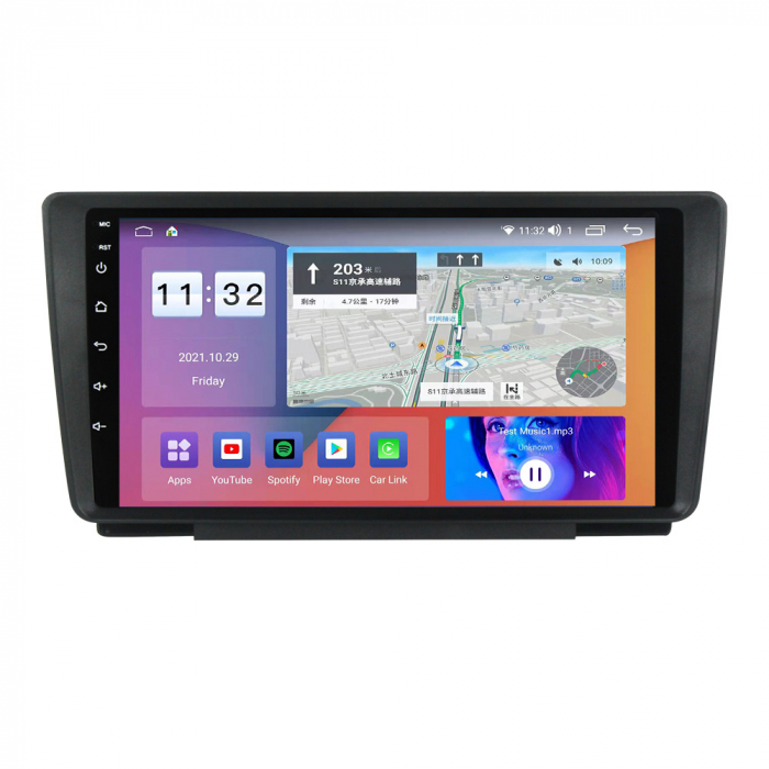 Navigatie dedicata Skoda Octavia 2008-2013, 4GB RAM 64GB ROM, Octacore, Android 13, Display QLED 9", DSP, Carplay, Android Auto, Internet, Youtube, Waze, WIFI, Bluetooth [2]