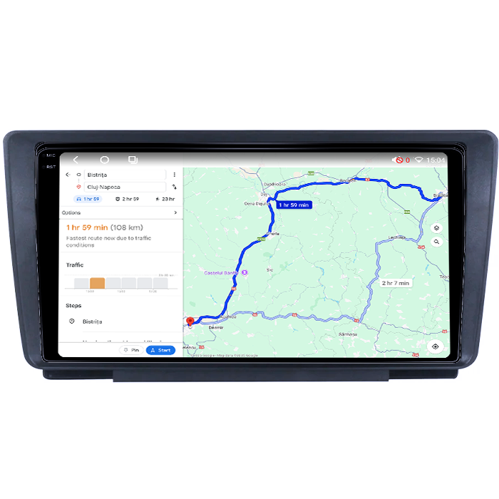 Navigatie dedicata Skoda Octavia 2008-2013, 4GB RAM 64GB ROM, Octacore, Android 14, Display QLED 1K 9", Carplay&Android Auto, SIM 4G, Ventilator Activ [4]