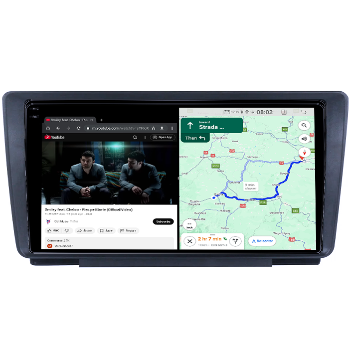 Navigatie dedicata Skoda Octavia 2008-2013, 4GB RAM 64GB ROM, Quad Core, Display 9" QLED 1K, Carplay, Android 14, Bluetooth, Magazin Play, Suport Camere AHD [6]
