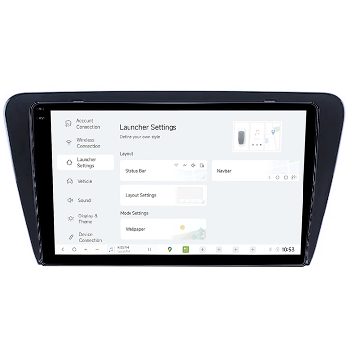 Navigatie dedicata Skoda Octavia 3, DUDU3, 4GB RAM 64GB ROM, Octacore, Platforma 8581, Android, Display QLED 10", DSP, Carplay&AndroidAuto [5]