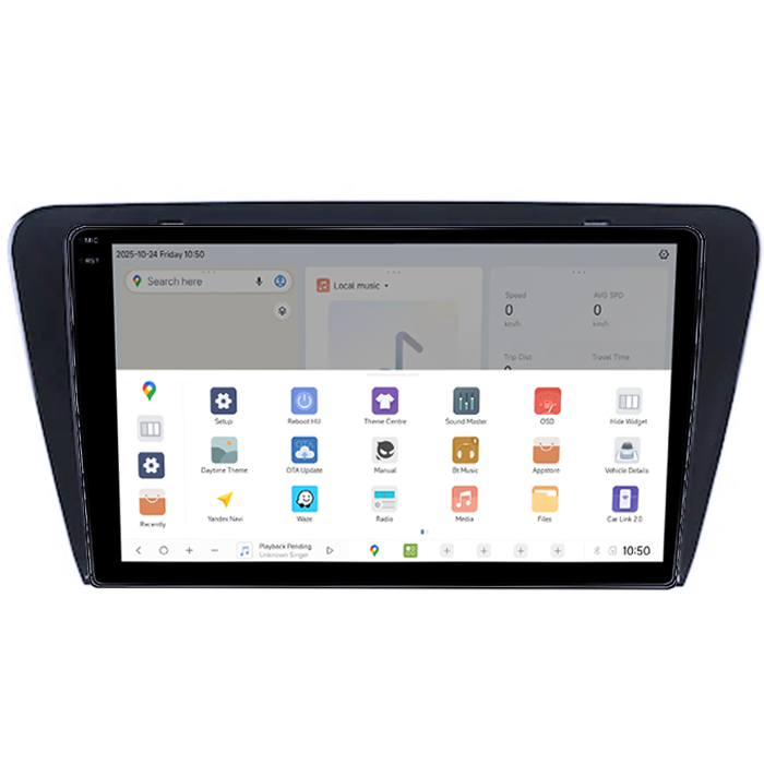 Navigatie dedicata Skoda Octavia 3, DUDU3, 4GB RAM 64GB ROM, Octacore, Platforma 8581, Android, Display QLED 10", DSP, Carplay&AndroidAuto [3]