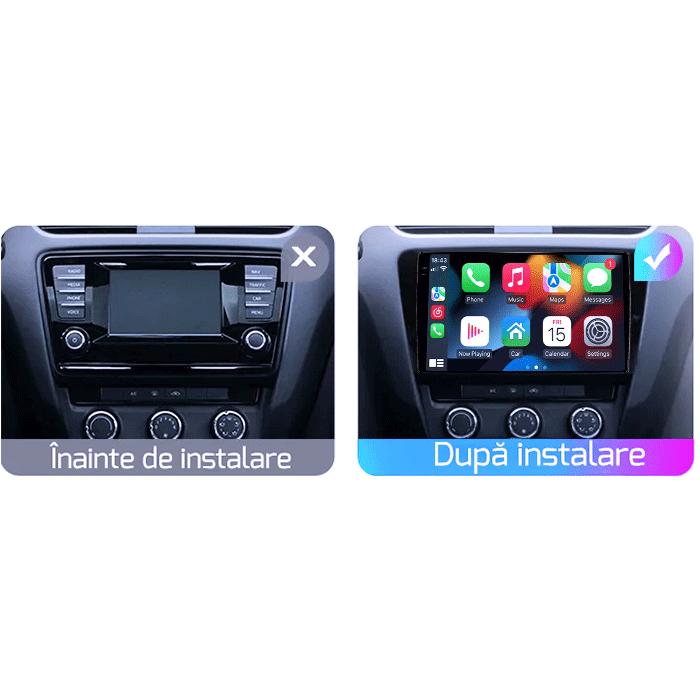 Navigatie dedicata Skoda Octavia 2013-2018, 4GB RAM 64GB ROM, Procesor Qualcomm Octacore, Android 14, Rezolutie 2K, Display QLED 10", DSP, Carplay&Android Auto, SIM 4G [6]