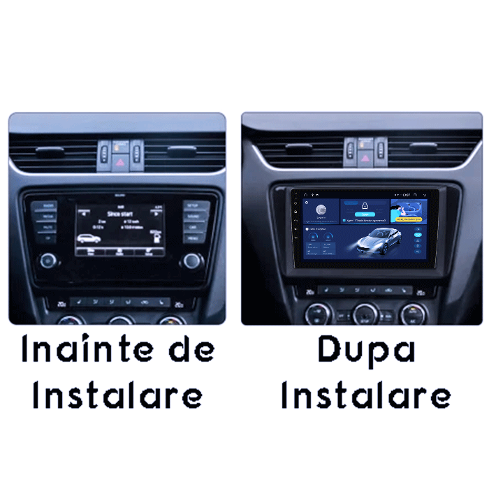 Navigatie dedicata Skoda Octavia A7 2014, 4GB RAM 64GB ROM, Octacore, Android 14, Display QLED 1K 10", Carplay&Android Auto, SIM 4G, Ventilator Activ [5]