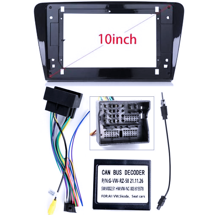 Navigatie dedicata Skoda Octavia A7 2014, 4GB RAM 64GB ROM, Quad Core, Display 10.1" QLED 1K, Carplay, Android 14, Bluetooth, Magazin Play, Suport Camere AHD [3]