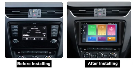 Navigatie dedicata Skoda Octavia A7 2014, 4GB RAM 64GB ROM, Quad Core, Display 10.1" QLED 1K, Carplay, Android 14, Bluetooth, Magazin Play, Suport Camere AHD [2]