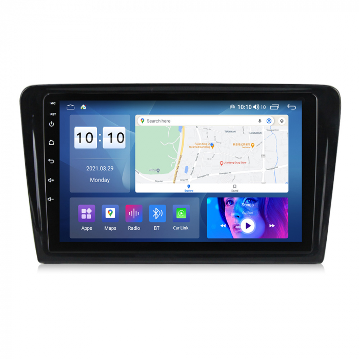 Navigatie dedicata Skoda Rapid 2013-2017, 4 GB RAM 32 ROM, Android 13, Display QLED, 9", DSP, Carplay, Android Auto, Internet, Youtube , Waze , WI-FI , USB , Bluetooth [4]