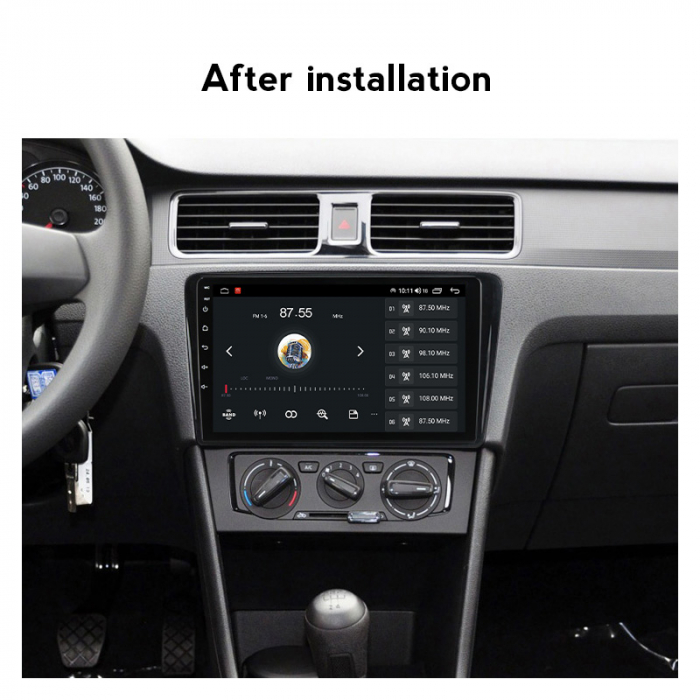 Navigatie dedicata Skoda Rapid 2013-2017, 4GB RAM 64GB ROM, Octacore, Android 13, Display QLED 9", DSP, Carplay, Android Auto, Internet, Youtube, Waze, WIFI, Bluetooth [8]