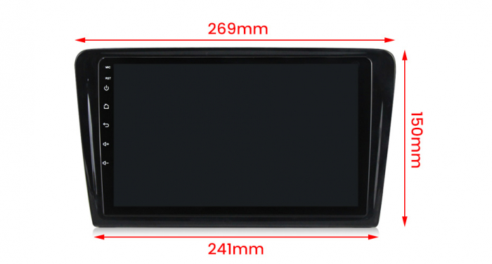 Navigatie dedicata Skoda Rapid 2013-2017, 4GB RAM 64GB ROM, Octacore, Android 13, Display QLED 9", DSP, Carplay, Android Auto, Internet, Youtube, Waze, WIFI, Bluetooth [9]