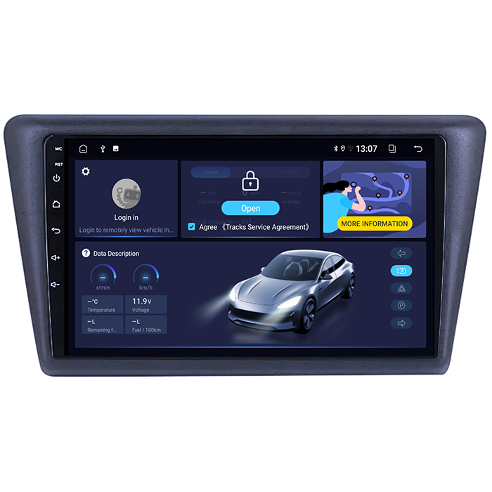 Navigatie dedicata Skoda Rapid 2013-2017, 8GB RAM 128GB ROM, Octacore, Platforma TS18, Android 13, Display QLED 9”, Suporta camera 360º, DSP, Carplay&Android Auto, SIM 4G, Ventilator Activ [3]