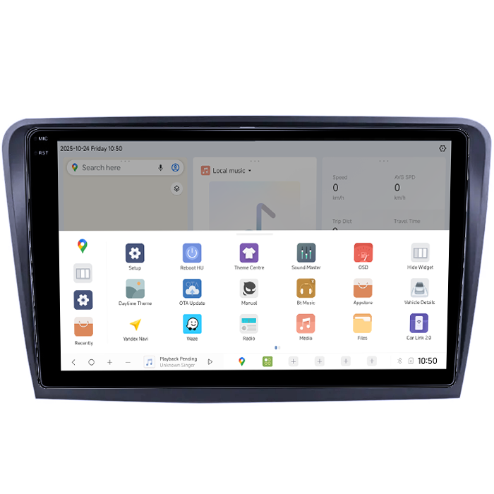 Navigatie dedicata Skoda Superb 2 2008-2015, DUDU3, 4GB RAM 64GB ROM, Octacore, Platforma 8581, Android, Display QLED 9", DSP, Carplay&AndroidAuto [3]