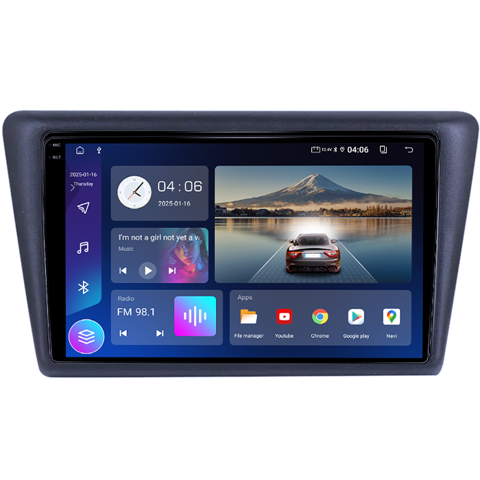Navigatie dedicata Skoda Rapid 2013-2018, 4GB RAM 64GB ROM, Quad Core, Display 10" QLED 1K, Carplay, Android 14, Bluetooth, Magazin Play, Suport Camere AHD [4]