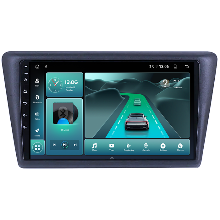 Navigatie dedicata Skoda Rapid 2013-2018, 8GB RAM 128GB ROM, Octacore, Platforma TS18, Android 13, Display QLED 9”, Suporta camera 360º, DSP, Carplay&Android Auto, SIM 4G, Ventilator Activ [2]