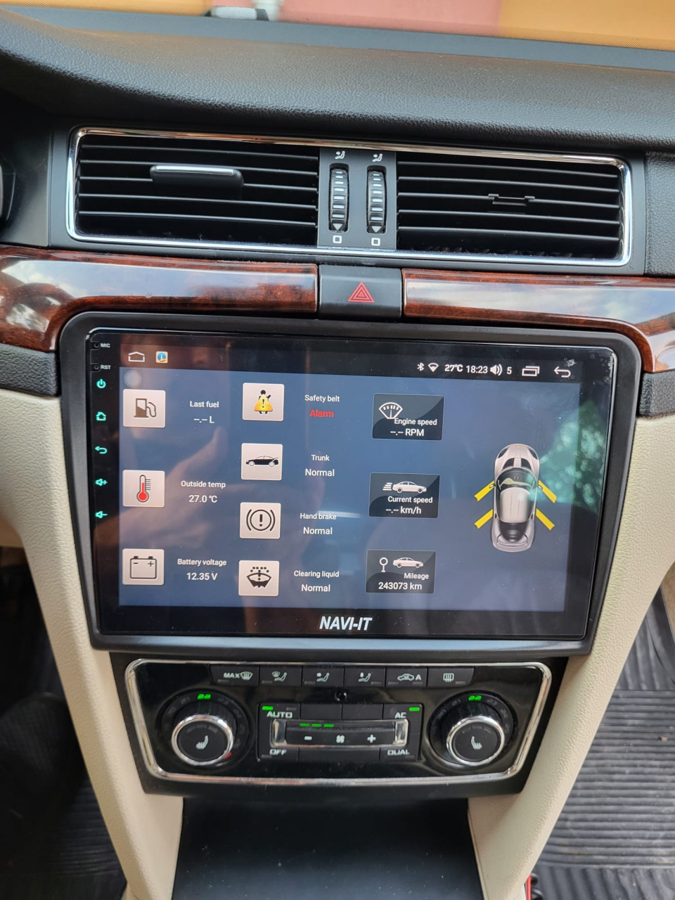 Navigatie dedicata Skoda Superb 2 2008-2015, 8GB RAM 128GB ROM, Octacore, Platforma TS18, Android 14, Display QLED 10”, Suporta camera 360º, DSP, Carplay&Android Auto, SIM 4G, Ventilator Activ [3]