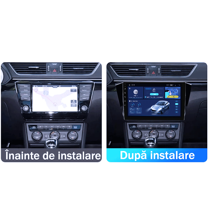 Navigatie dedicata Skoda Superb 3 2015-2019, DUDU3, 4GB RAM 64GB ROM, Octacore, Platforma 8581, Android, Display QLED 9", DSP, Carplay&AndroidAuto [6]
