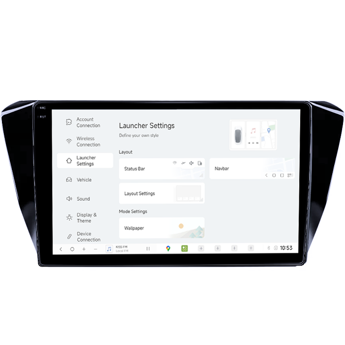 Navigatie dedicata Skoda Superb 3 2015-2019, DUDU3, 4GB RAM 64GB ROM, Octacore, Platforma 8581, Android, Display QLED 9", DSP, Carplay&AndroidAuto [5]