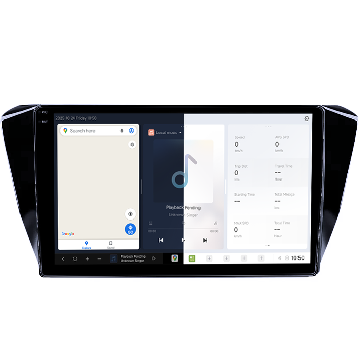 Navigatie dedicata Skoda Superb 3 2015-2019, DUDU3, 4GB RAM 64GB ROM, Octacore, Platforma 8581, Android, Display QLED 9", DSP, Carplay&AndroidAuto [2]