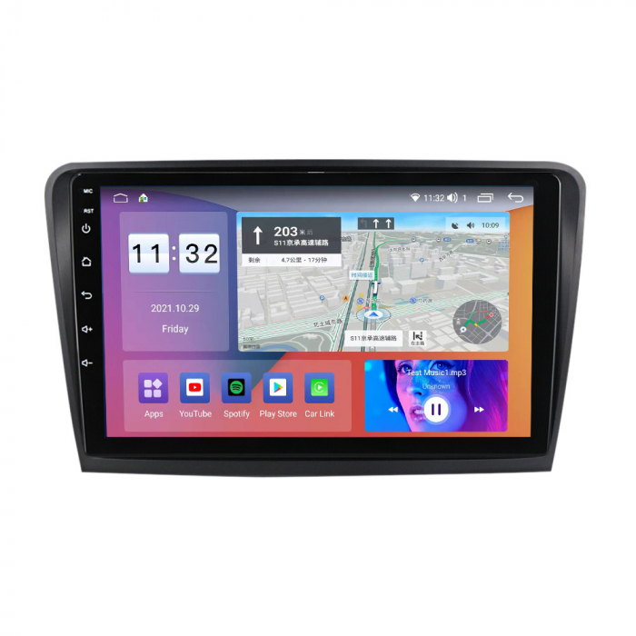 Navigatie dedicata Skoda Superb 2008-2015, 4 GB RAM 32 ROM, Android 13, Display QLED, 10", DSP, Carplay, Android Auto, Internet, Youtube , Waze , WI-FI , USB , Bluetooth [2]