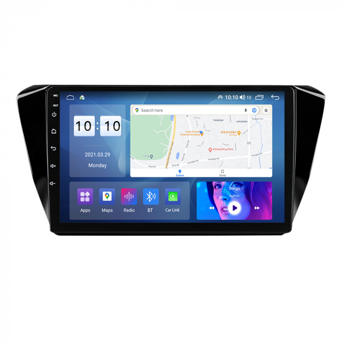 Navigatie dedicata Skoda Superb 2016-2019, 4 GB RAM 32 ROM, Android 13, Display QLED, 9", DSP, Carplay, Android Auto, Internet, Youtube , Waze , WI-FI , USB , Bluetooth [3]
