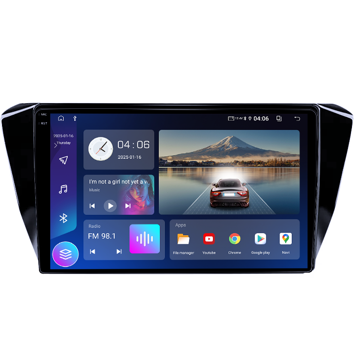 Navigatie dedicata Skoda Superb 2016, 4GB RAM 64GB ROM, Quad Core, Display 10.1" QLED 1K, Carplay, Android 14, Bluetooth, Magazin Play, Suport Camere AHD [4]