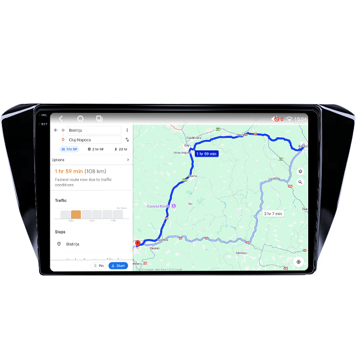 Navigatie dedicata Skoda Superb 3 2015-2019, 4GB RAM 64GB ROM, Octacore, Android 14, Display QLED 1K 10", Carplay&Android Auto, SIM 4G, Ventilator Activ [4]