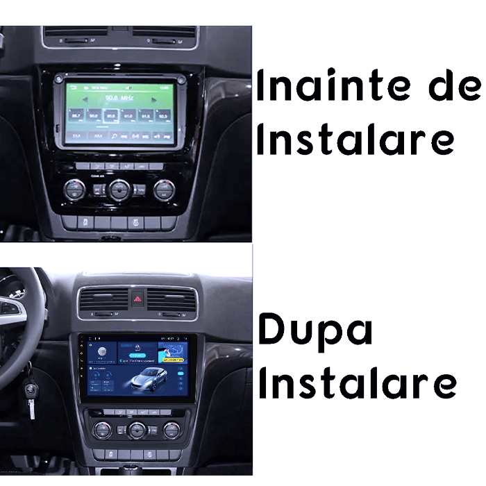 Navigatie dedicata Skoda Yeti 5L 2009-2014, DUDU3, 4GB RAM 64GB ROM, Octacore, Platforma 8581, Android, Display QLED 9", DSP, Carplay&AndroidAuto [6]
