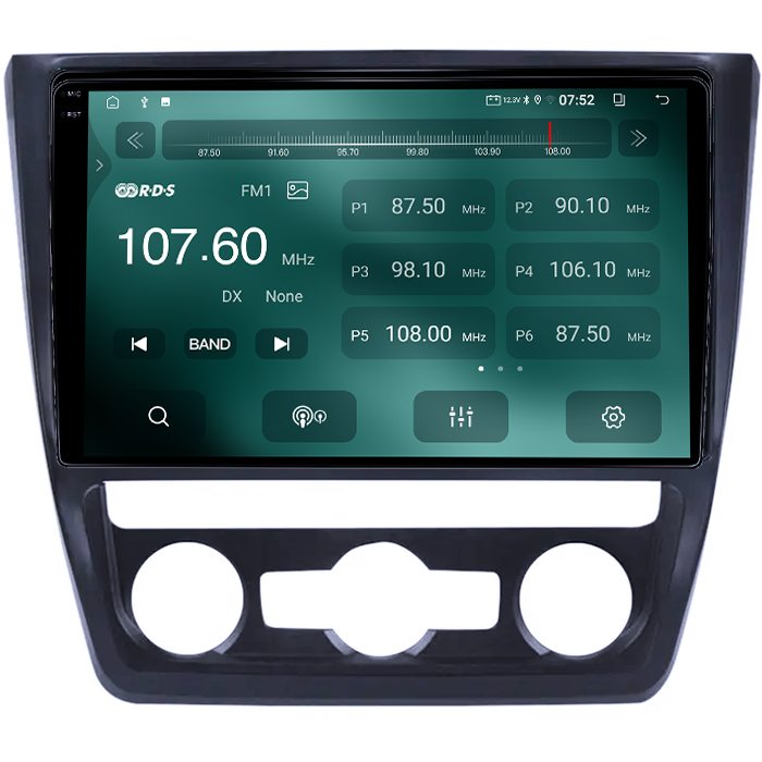 Navigatie dedicata Skoda Yeti 2014+, 4GB RAM 32GB ROM, Octacore, Android 14, Display QLED  10", DSP, Carplay&Android Auto, SIM 4G, Bluetooth, Ventilator Activ [3]