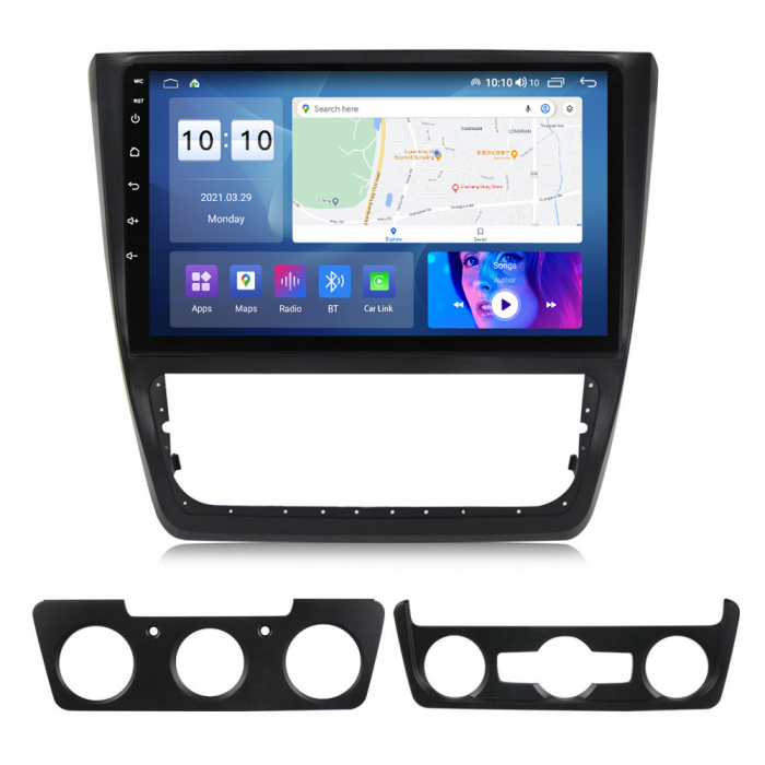 Navigatie dedicata Skoda Yeti 5L 2009-2014, 4 GB RAM 32 ROM, Android 13, Display QLED, 10", DSP, Carplay, Android Auto, Internet, Youtube , Waze , WI-FI , USB , Bluetooth [4]
