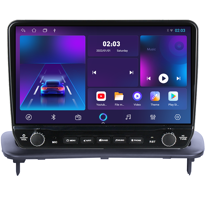 Navigatie dedicata Volvo S40 C30 C70 2004-2013 Tesla cu butoane rotative model 2024, 4GB RAM 64GB ROM, Procesor Quadcore, Android 14, Display QLED 10", DSP, Carplay&Android Auto [5]