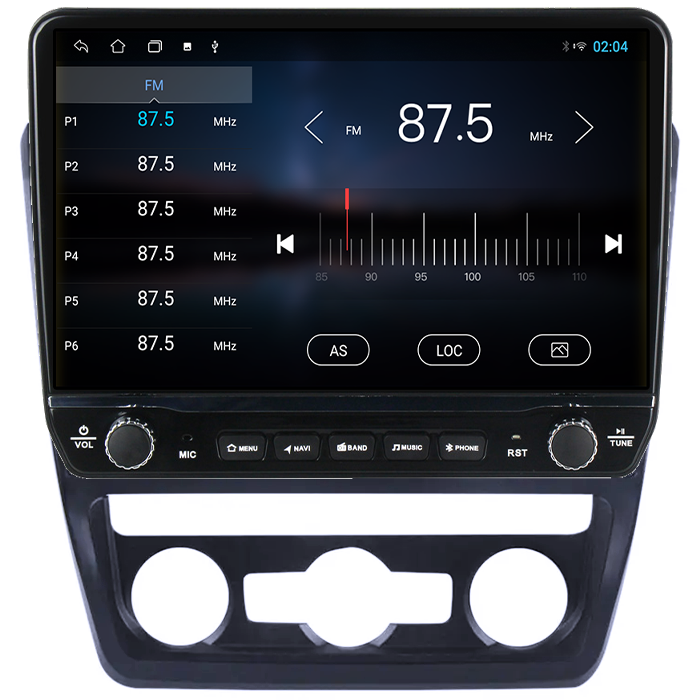 Navigatie dedicata Skoda Yeti Black Tesla cu butoane rotative model 2024, 4GB RAM 64GB ROM, Procesor Quadcore, Android 14, Display QLED 10", DSP, Carplay&Android Auto    [3]
