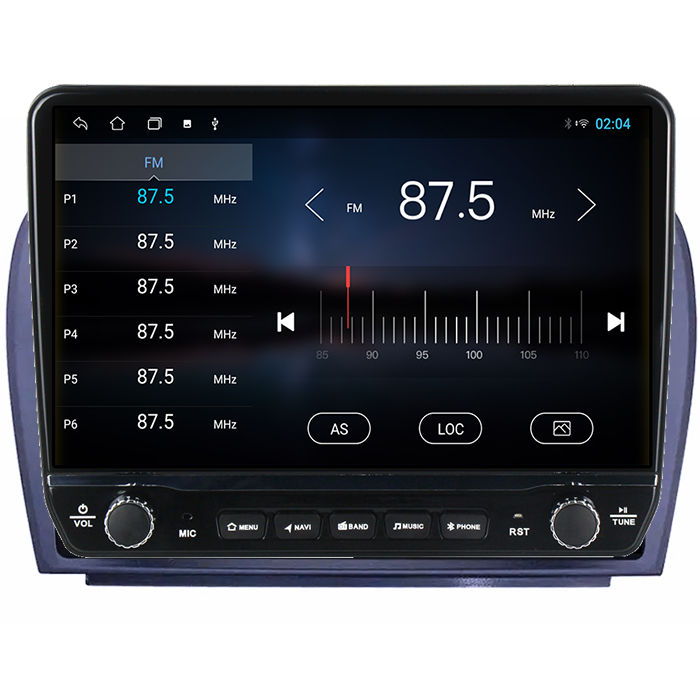 Navigatie dedicata Smart 2014-2020 Tesla cu butoane rotative model 2024, 4GB RAM 64GB ROM, Procesor Quadcore, Android 14, Display QLED 10", DSP, Carplay&Android Auto [3]