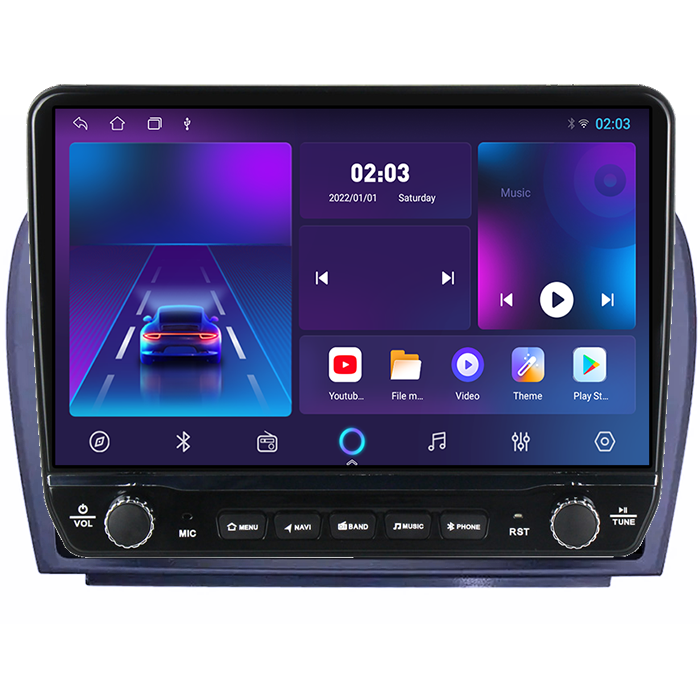 Navigatie dedicata Smart 2014-2020 Tesla cu butoane rotative model 2024, 4GB RAM 64GB ROM, Procesor Quadcore, Android 14, Display QLED 10", DSP, Carplay&Android Auto [6]