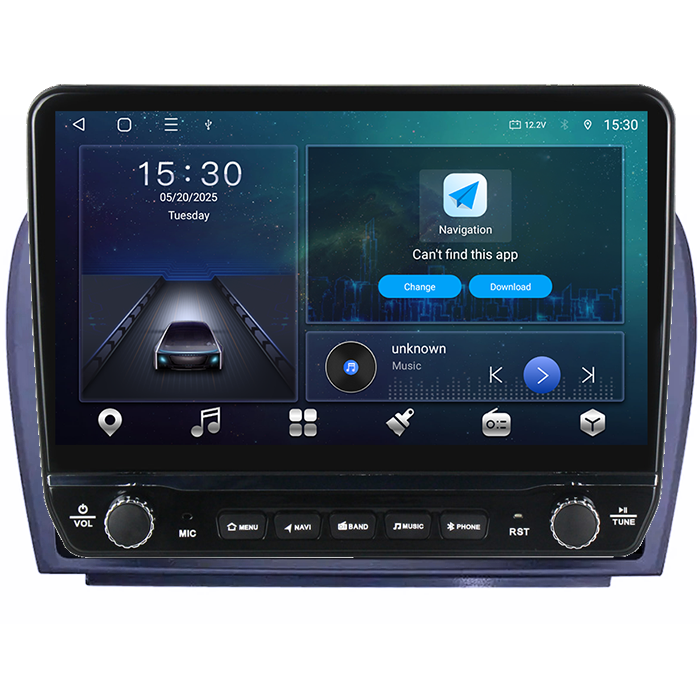 Navigatie dedicata Smart 2014-2020 Tesla cu butoane rotative model 2024, 4GB RAM 64GB ROM, Procesor Quadcore, Android 14, Display QLED 10", DSP, Carplay&Android Auto [7]