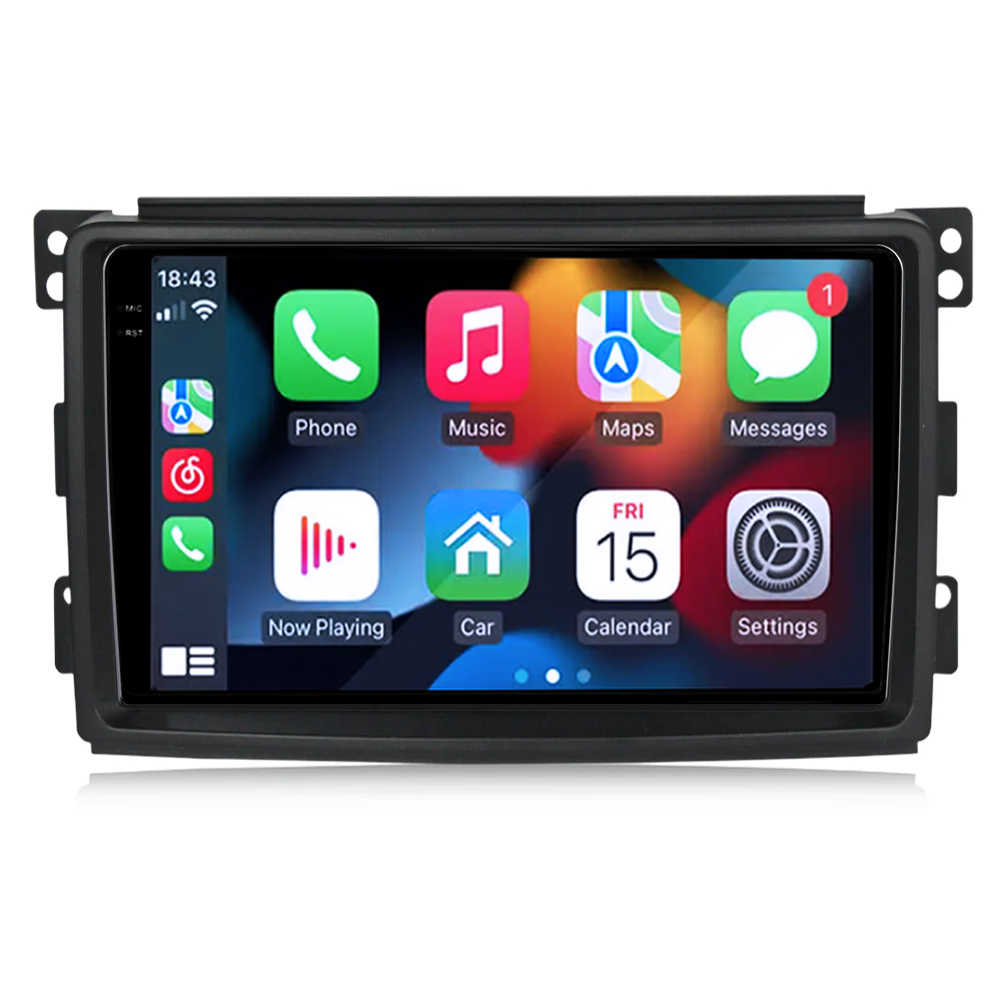 Navigatie dedicata Smart Fortwo 2006-2011, 12GB RAM 256GB ROM, Android 13, Rezolutie 2K, Display QLED, 9", DSP, Carplay, Android Auto, Internet, Youtube, Waze, Wi Fi, USB [2]