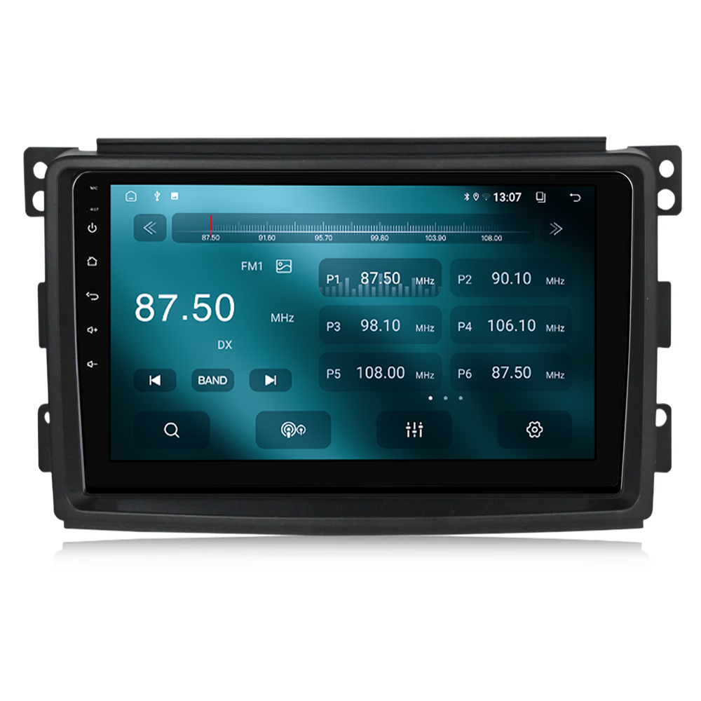 Navigatie dedicata Smart Fortwo 2006-2011, 8GB RAM 128GB ROM, Octacore, Platforma TS18, Android 13, Display QLED 9”, Suporta camera 360º, DSP, Carplay&Android Auto, SIM 4G, Ventilator Activ [3]