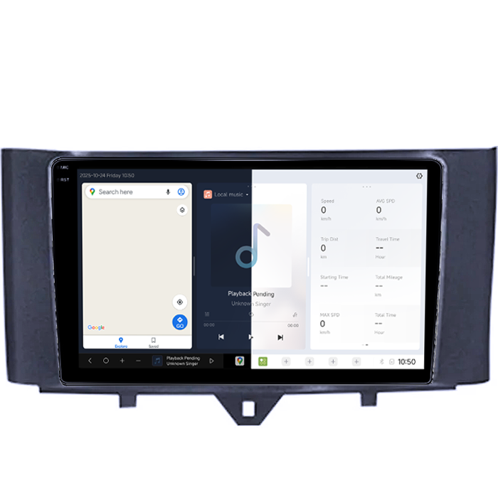Navigatie dedicata Smart Fortwo 2011-2015, DUDU3, 4GB RAM 64GB ROM, Octacore, Platforma 8581, Android, Display QLED 9", DSP, Carplay&AndroidAuto [2]
