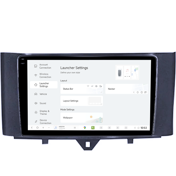 Navigatie dedicata Smart Fortwo 2011-2015, DUDU3, 4GB RAM 64GB ROM, Octacore, Platforma 8581, Android, Display QLED 9", DSP, Carplay&AndroidAuto [5]