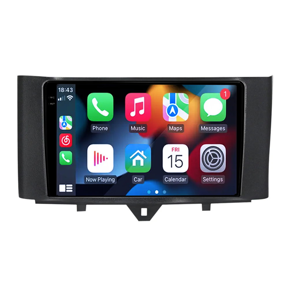 Navigatie dedicata Smart Fortwo 2011-2015, 12GB RAM 256GB ROM, Android 13, Rezolutie 2K, Display QLED, 9", DSP, Carplay, Android Auto, Internet, Youtube, Waze, Wi Fi, USB [2]