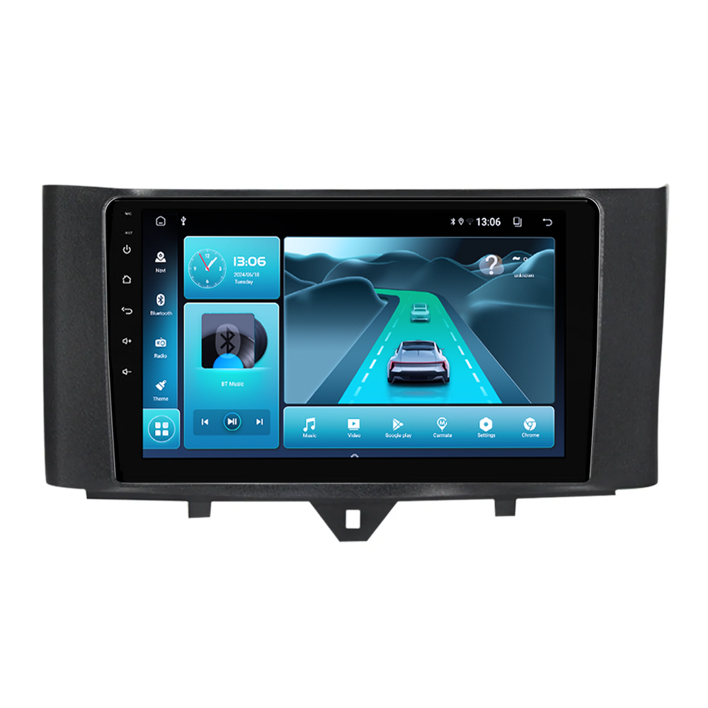 Navigatie dedicata Smart Fortwo 2011-2015, 4GB RAM 64GB ROM, Quad Core, Display 9" QLED  Carplay, Android 14, Bluetooth, Magazin Play, Suport Camere AHD [3]