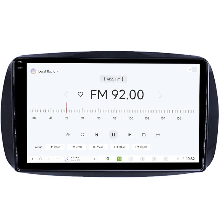 Navigatie dedicata Smart Fortwo dupa 2014, DUDU3, 4GB RAM 64GB ROM, Octacore, Platforma 8581, Android, Display QLED 9", DSP, Carplay&AndroidAuto [4]