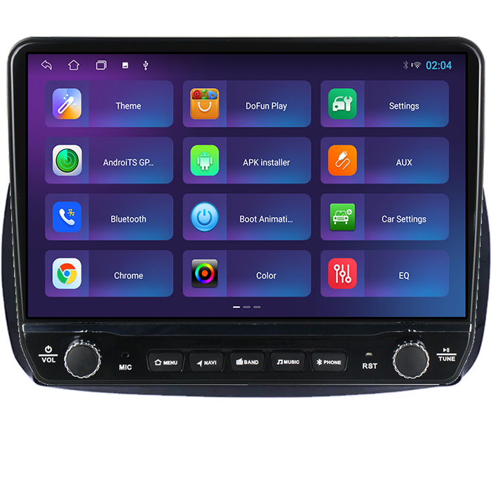 Navigatie dedicata Smart Fortwo 2014+ Tesla cu butoane rotative model 2024, 4GB RAM 64GB ROM, Procesor Quadcore, Android 14, Display QLED 10", DSP, Carplay&Android Auto  [4]